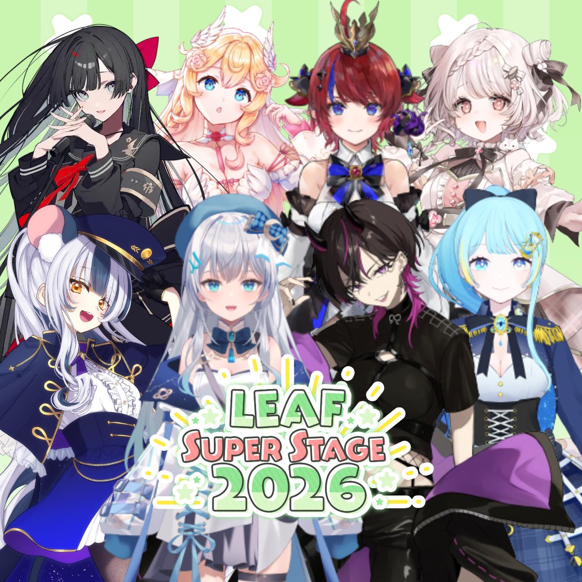 ┊✧✧✧ニコニコ超会議出演決定✧✧✧┊

2026.4.25(土) DAY1 

LEAF fes SUPER ブースにてライブ出演します❤️‍🔥

ニコ超でのライブ出演は初！！！
この記念すべき日を一緒に盛り上げてくれる民大募集！
現地はもちろん、オンラインもあるぜ✨