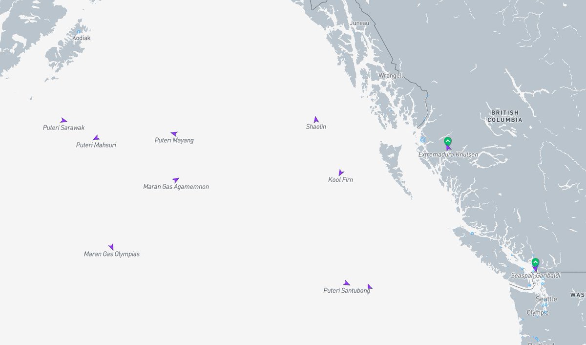 🇨🇦Canada's LNG exports hit a new record high...

Map form <a href="/Kpler/">Kpler</a>