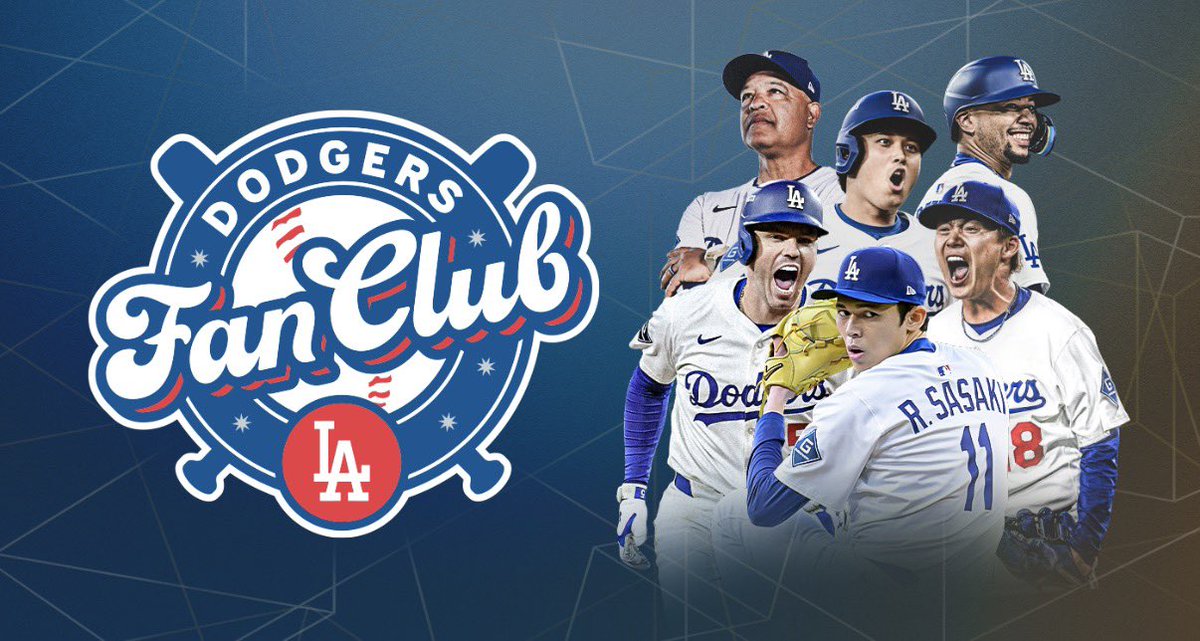 発表】 #ドジャース は日本向け公式ファンクラブ「Dodgers Fan Club