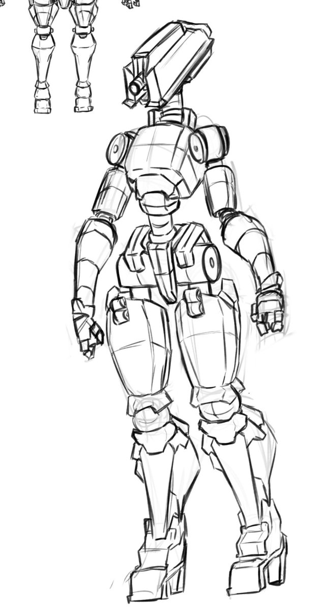 stronavon's tweet photo. Robots today and robo kale 

#art #digitalart #robot #dragonball #anime #sketch https://t.co/B4kJAMNcEo