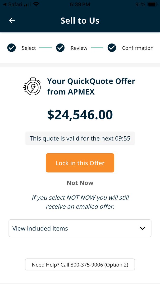 Everyone is saying gold and silver is difficult to sell. Because the price is so high

APMEX just made me an offer to buy my gold US Eagles at 96.6% of spot!

That is a premium price 

DEALERS ARE BUYING!