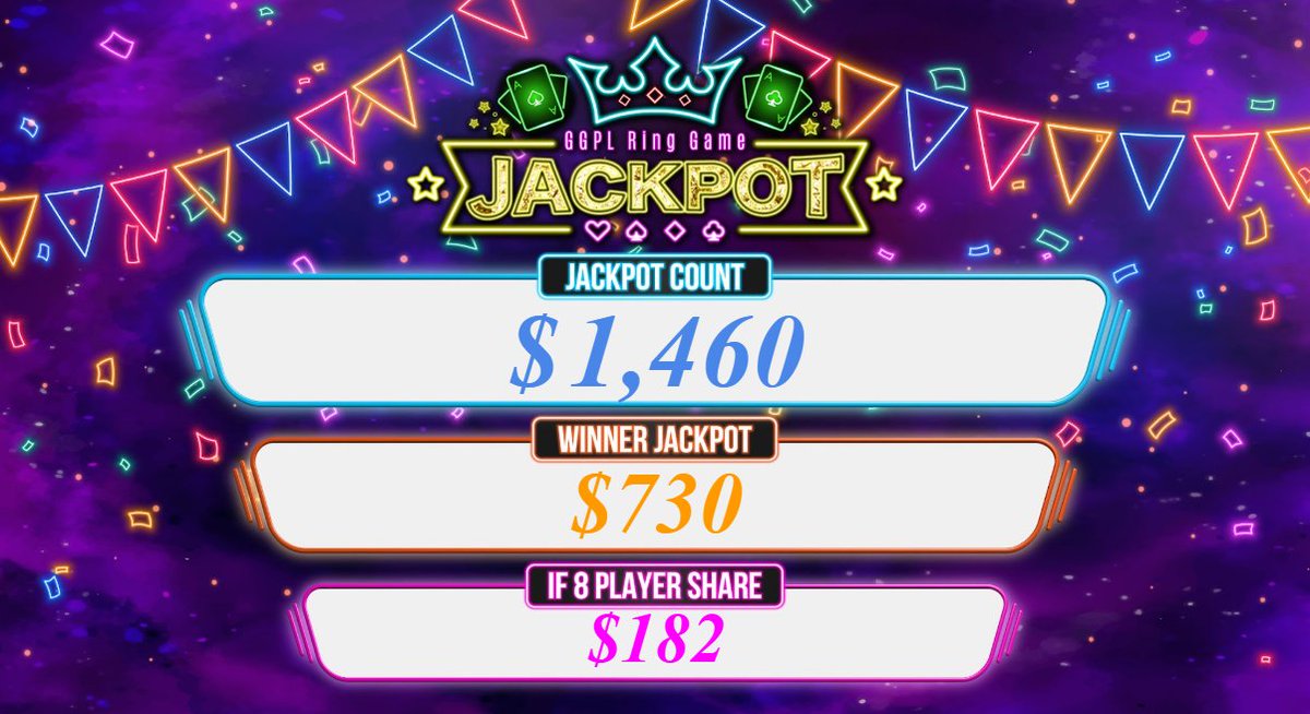 🌟JACK POT & POINT RANKING🌟 JACKPOTは該当ゲームに参加していた全員