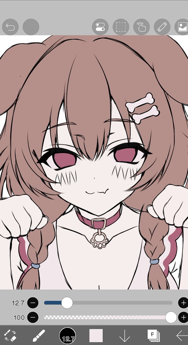 inawanee's tweet photo. Wip (๑>؂<๑）#できたてころね #InugamiKorone https://t.co/ZH6MuRpCKJ