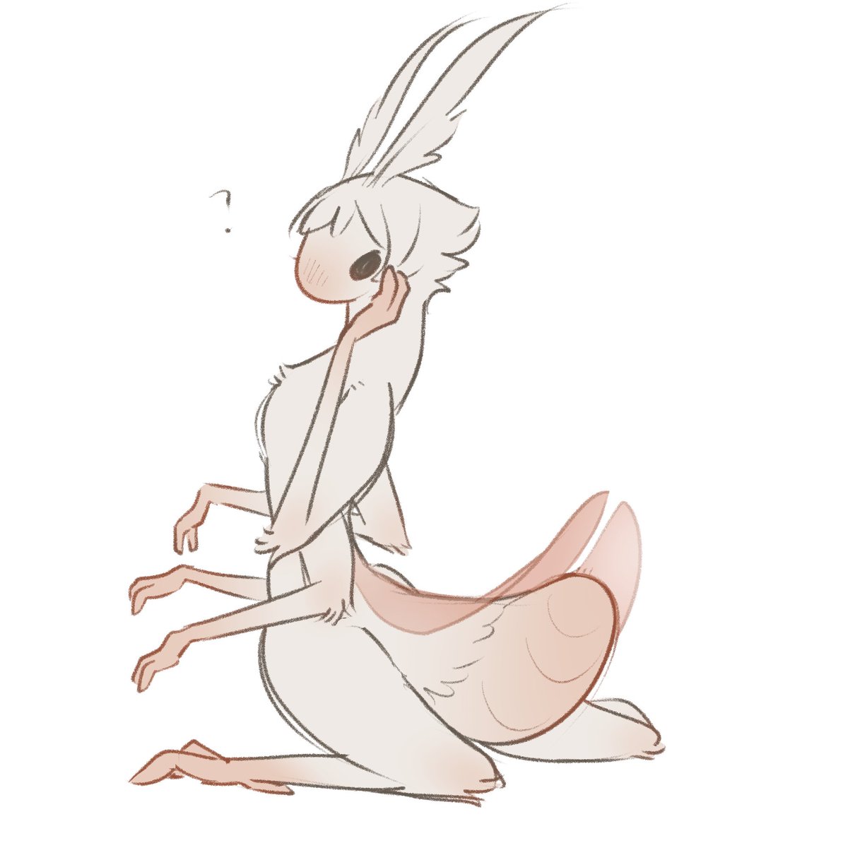 TateOfTot's tweet image. doodled some elegant nychora (moth alien(?))
some "sentinel" types specifically