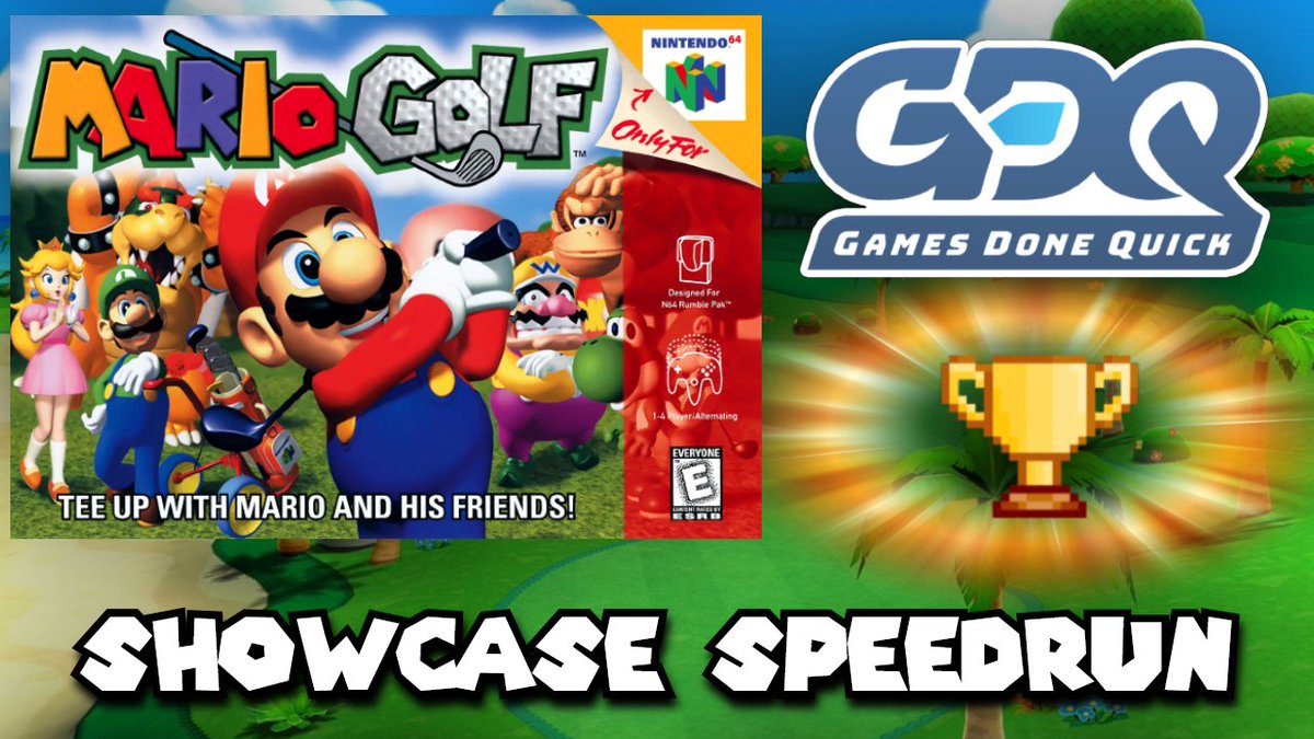 Live on Twitch! GOT BIG NEWS! Mario Golf 100% Speedruns -> Mario Tennis WR attempts! GDQ videos up on youtube as well! LETSGO twitch.tv/gerbiez