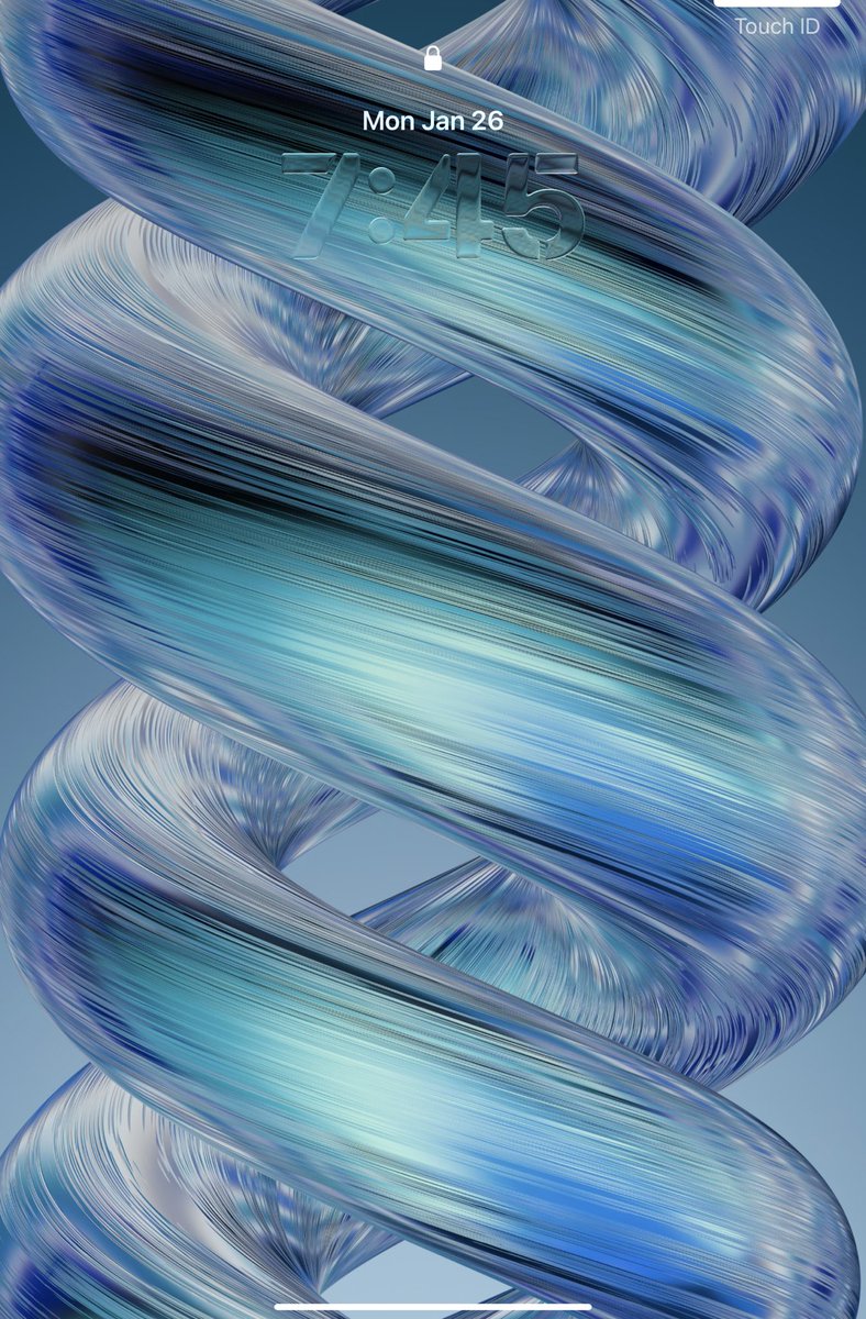 AppleSnob_'s tweet image. My iPad Mini 7 with a full on Liquid Glass clock.  

#Apple #iPad #iPadPro #iOS #iPadOS #iPadMini7 #AppleiPad #Tech #Technology