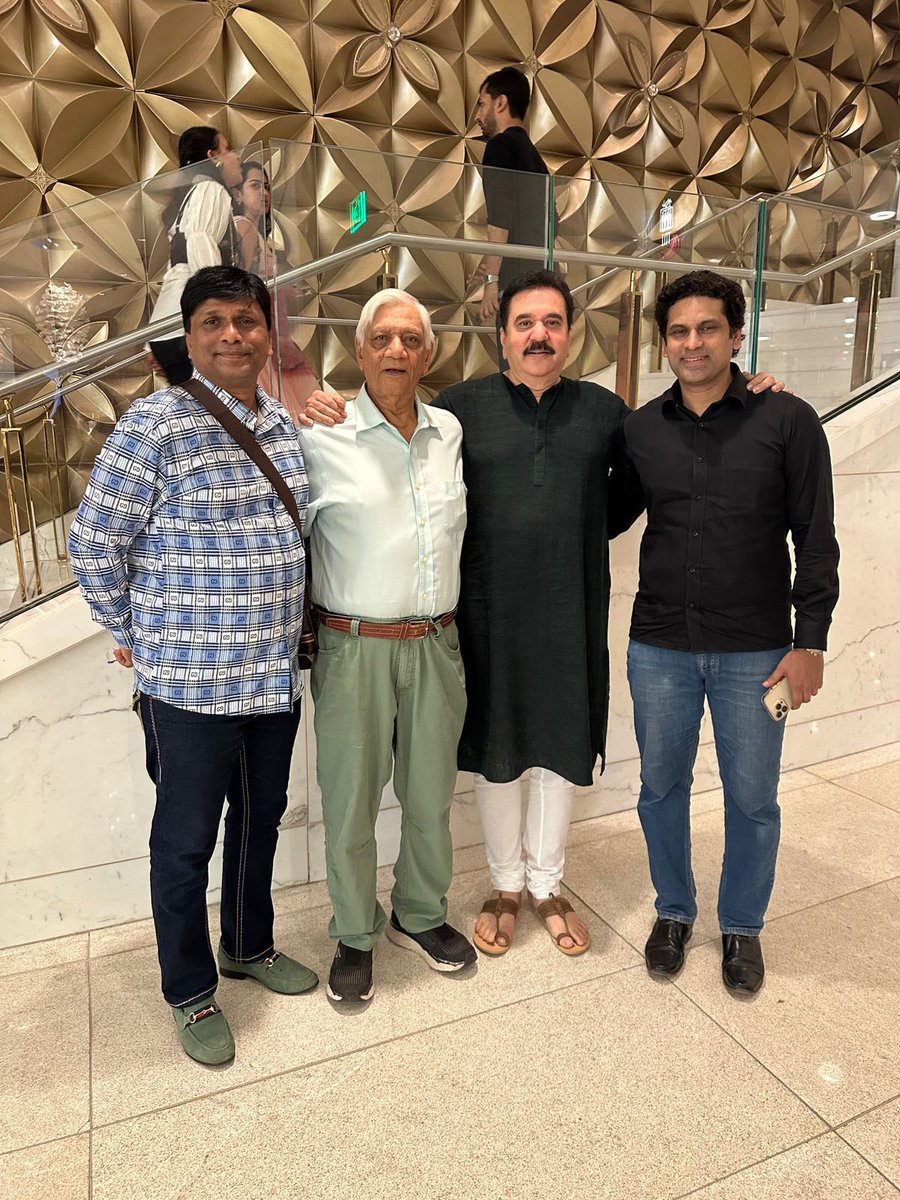AshrafAhmedSha's tweet photo. 🇮🇳✨ Republic Day at the iconic NMACC, Mumbai!
Witnessed the grand finale of Mughal-E-Azam: The Musical 🎭👑

Honoured to meet Director Feroz Abbas Khan, Shaukat Mehboob Khan, Sameer Khan &amp; other dignitaries.
Art. Culture. Pride. ❤️🙏
#MughalEAzam #NMACC #RepublicDay2026 #Mumbai https://t.co/zN7idXfXQx
