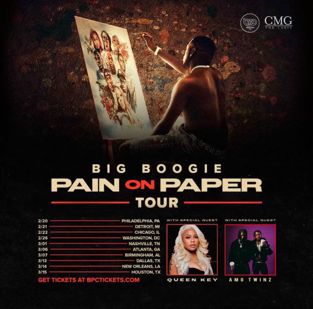 <a href="/mymixtapez/">My Mixtapez</a> Get your tickets for The Pain On Paper Tour featuring Big Boogie Queen Key &amp; The AMG Twinz first date 2/20 in Philly secure your tix here bpctickets.com