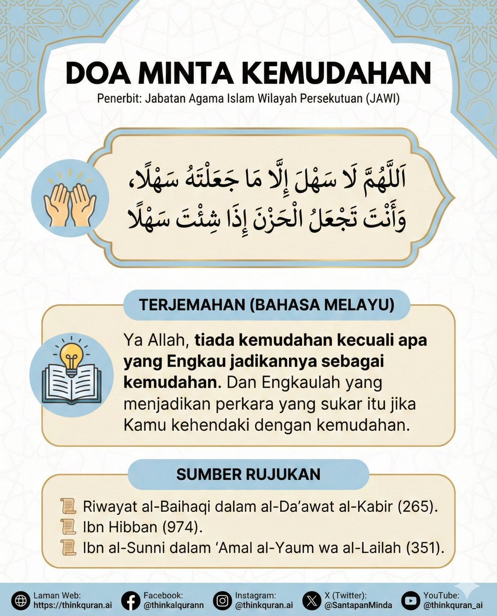Pernah tak rasa satu hari tu, semua benda macam serba tak kena?

Buat kerja ni sangkut, buat hal tu pun buntu.
Sebenarnya, sebagai manusia, kudrat kita memang terbatas. Kita selalu lupa yang 'kemudahan' itu sendiri adalah rezeki daripada-Nya. Kalau Allah tak izinkan mudah, maka