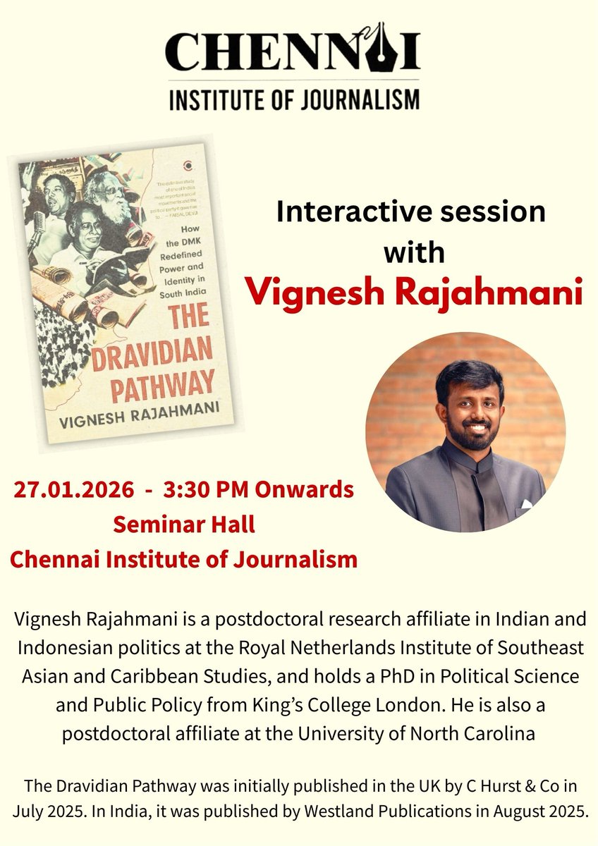 Chennai Institute of Journalism tweet media