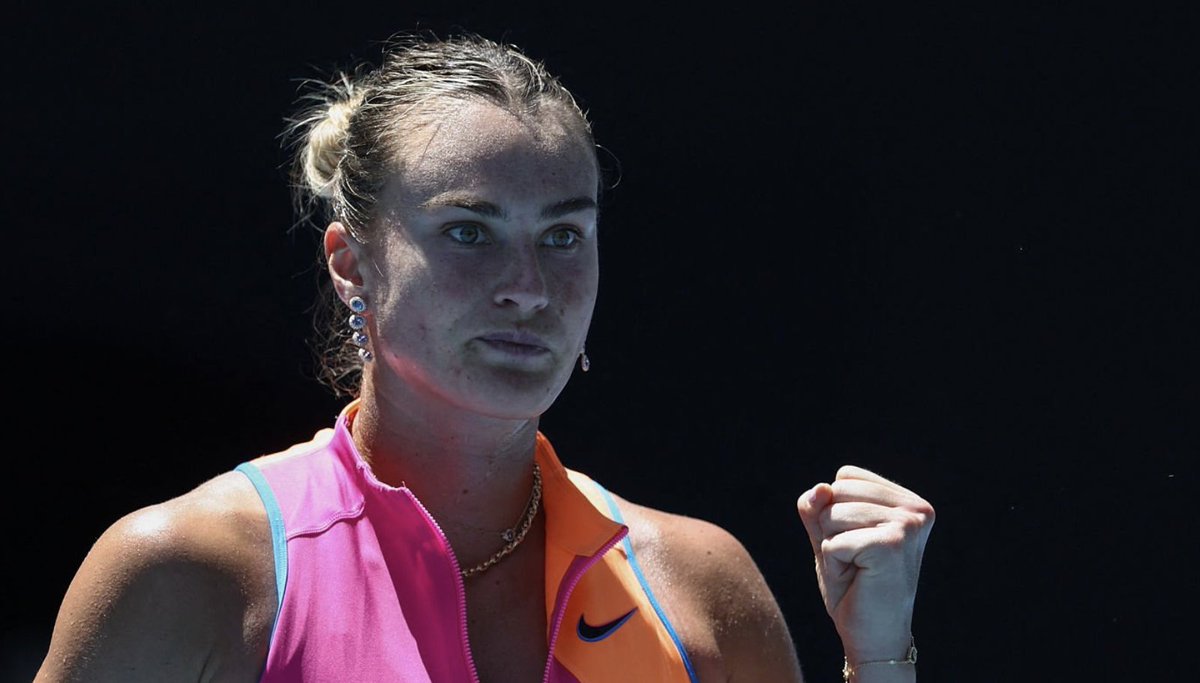 World #1 and two time champ (2023, 2024) Aryna Sabalenka defeats 18yo sensation Iva Jovic 6-3, 6-0 to reach the semifinals at the #AusOpen for a 4th consecutive year.

She is looking to reach a 4th consecutive final (the last was Hingis)

6 consecutive GS SFs
14 GS SFs overall