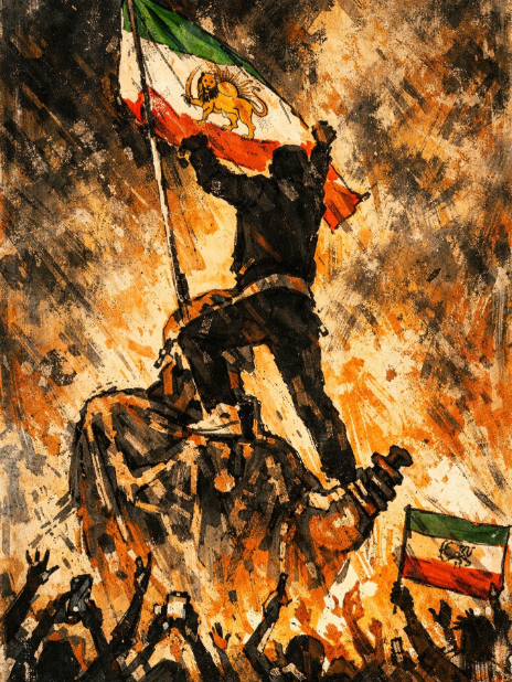 radiojibi's tweet image. با #انقلاب_شیروخورشید ايران از نو متولد می‌شود؛ کشوری که در آن شکوه تاريخ، قدرت امروز و اميد فردا در يک پرچم و يک ملت می‌شود.

#پاينده_ایران 
#جاویدشاه