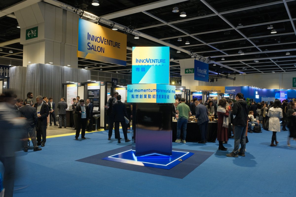hktdc's tweet photo. Discover groundbreaking innovations at the #AsianFinancialForum (#AFF)! The forum features four exhibition zones, including the InnoVenture Salon & FintechHK Start-up Salon, Global Investment Zone and a new FutureGreen Showcase, bringing together about 150 exhibitors. Learn more about AFF: https://t.co/PEundGodzq