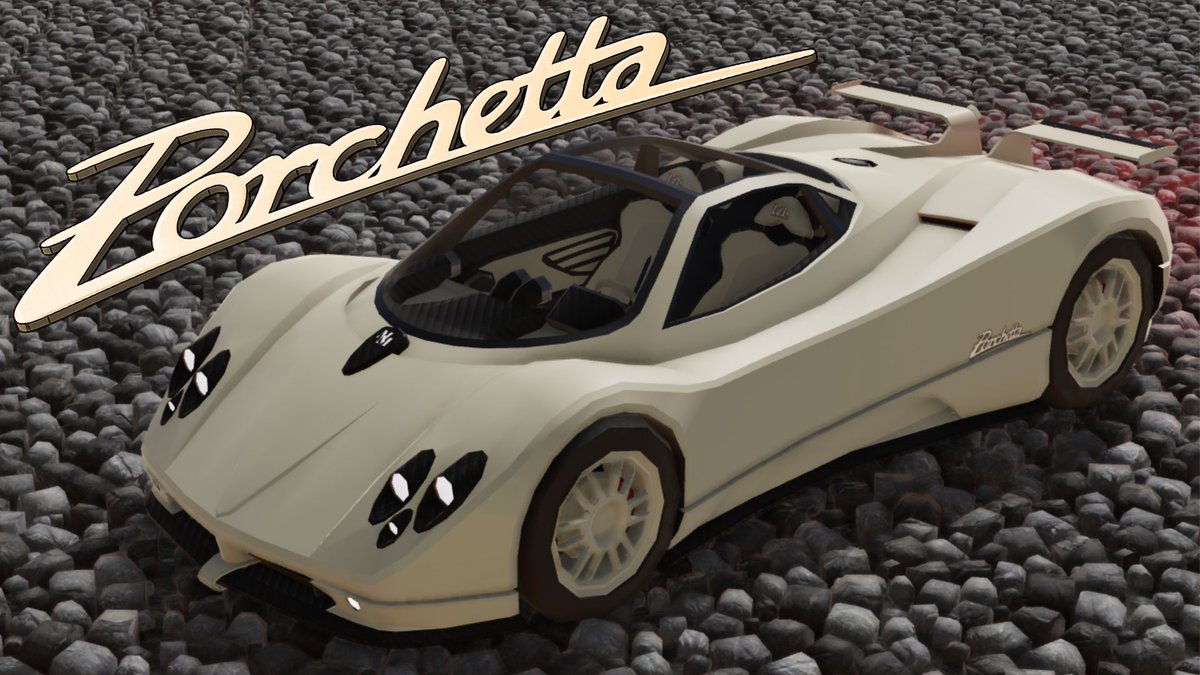 DrBaconBunny's tweet photo. Hi #Jailbreak community!
Here's my Season 31 Grand Prize Submission!
I'm a large fan of Paganis, so I decided to create one for this freestyle season! (Zonda C12 + Zonda F + Custom Touches) Please support here ❤️https://t.co/rGgOjotHQQ https://t.co/DvuIPpj27d