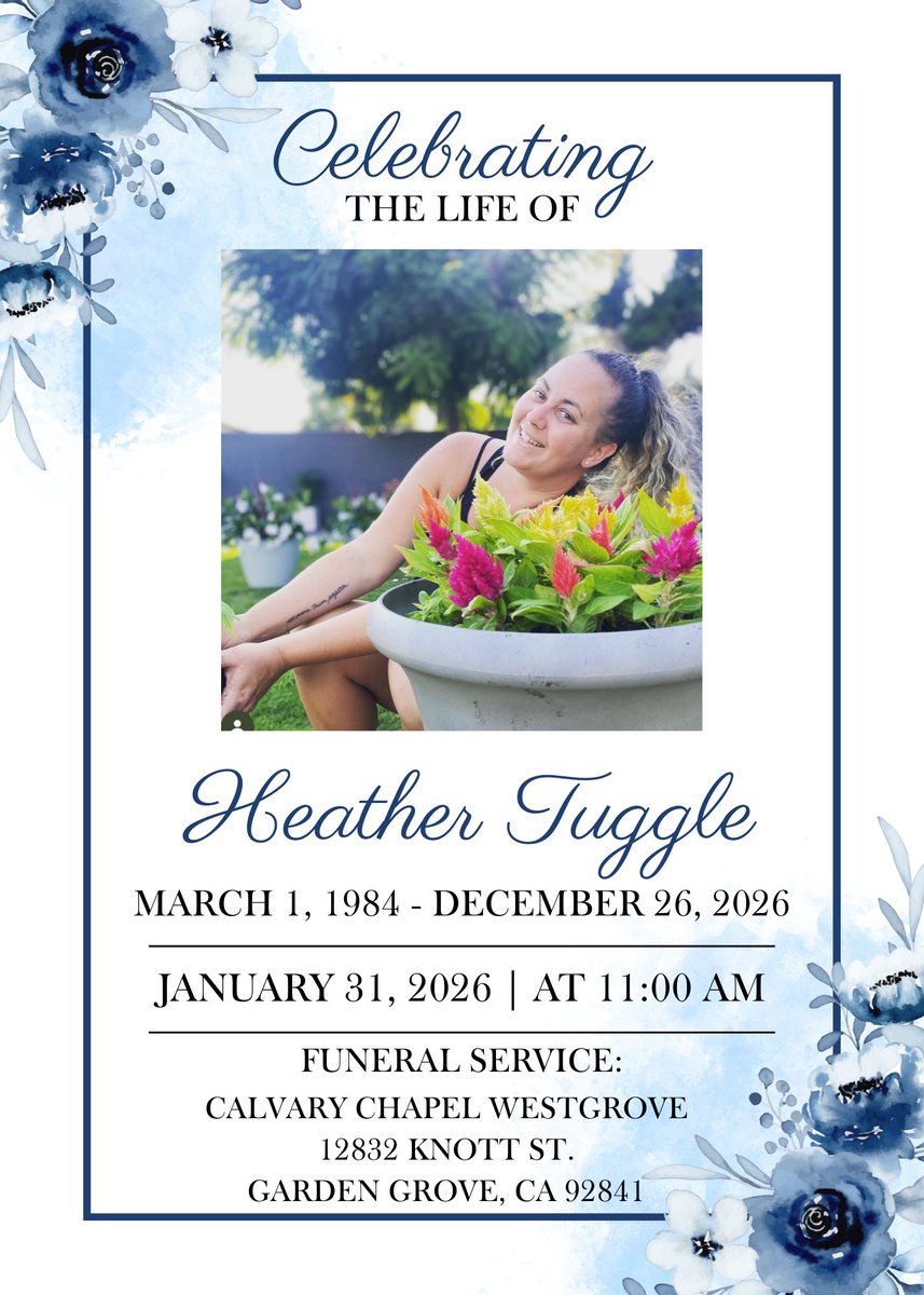Join us this Saturday, January 31, for the celebration of life for a pillar in our Millikan community, Heather Tuggle!