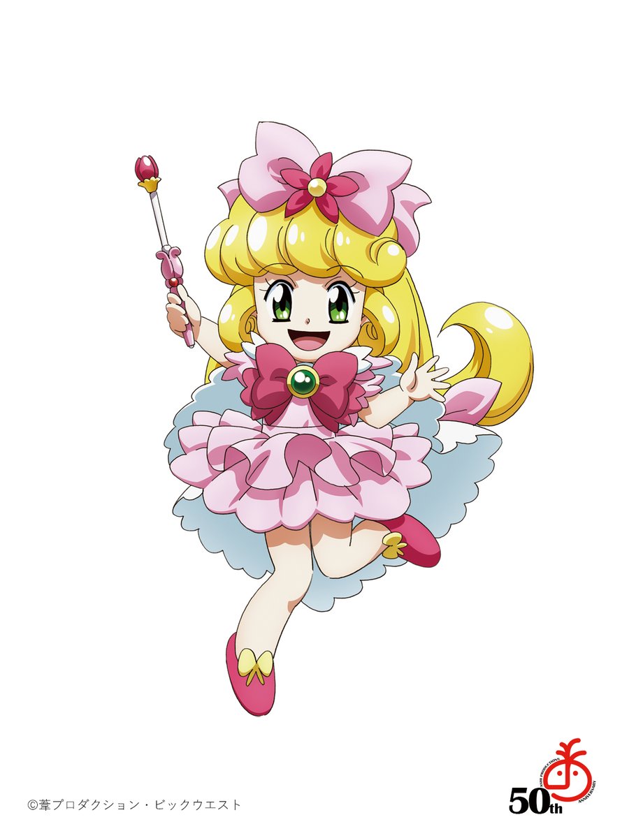 ashi__pro's tweet image. ㊗️葦プロ50周年企画㊗️

描きおろしビジュアル公開　第8弾

マリーベル
『#花の魔法使いマリーベル』より

キャラクター原案の
大貫健一さんの描きおろしです✨

そして本日はなんと……
『花の魔法使い マリーベル』第1話放送から、
🎊✨✨34周年✨✨🎊