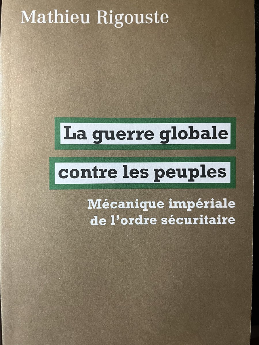 Au vu la situation actuelle aux USA et en France je vous en supplie lisez ces bouquins c'est de la FRAPPE (<a href="/MathieuRigouste/">Mathieu Rigouste</a> le goat)