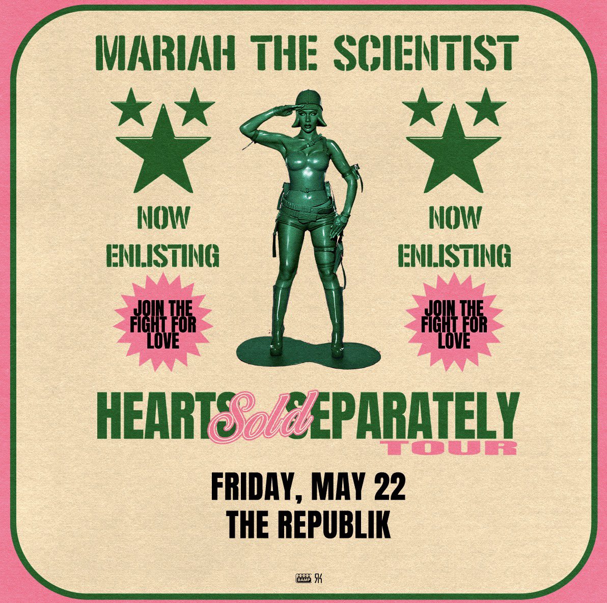 s3lkcub's tweet image. Heart Sold Separately Is Coming To Hawaii !

Presale begins Tuesday, January 27 at 10am local.
PW: TOYSOLDIERS

General sale begins Friday, January 30 at 10am local.