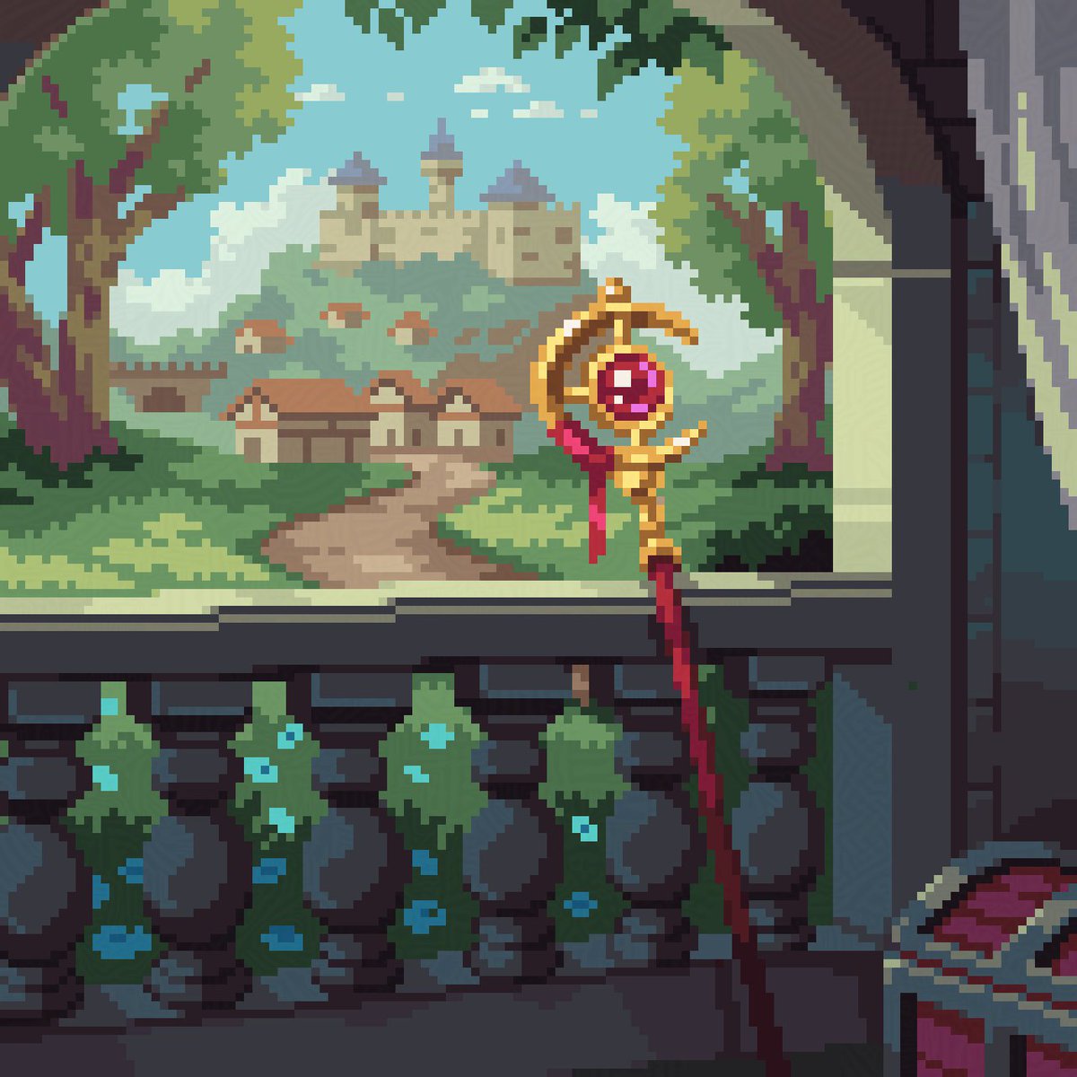 PixelArtJourney's tweet image. Beyond Journey's End #pixelart