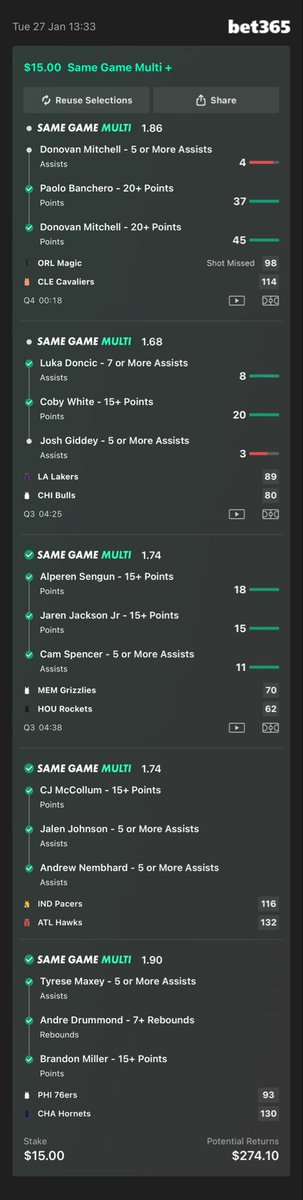 Buddy’s Bets tweet media