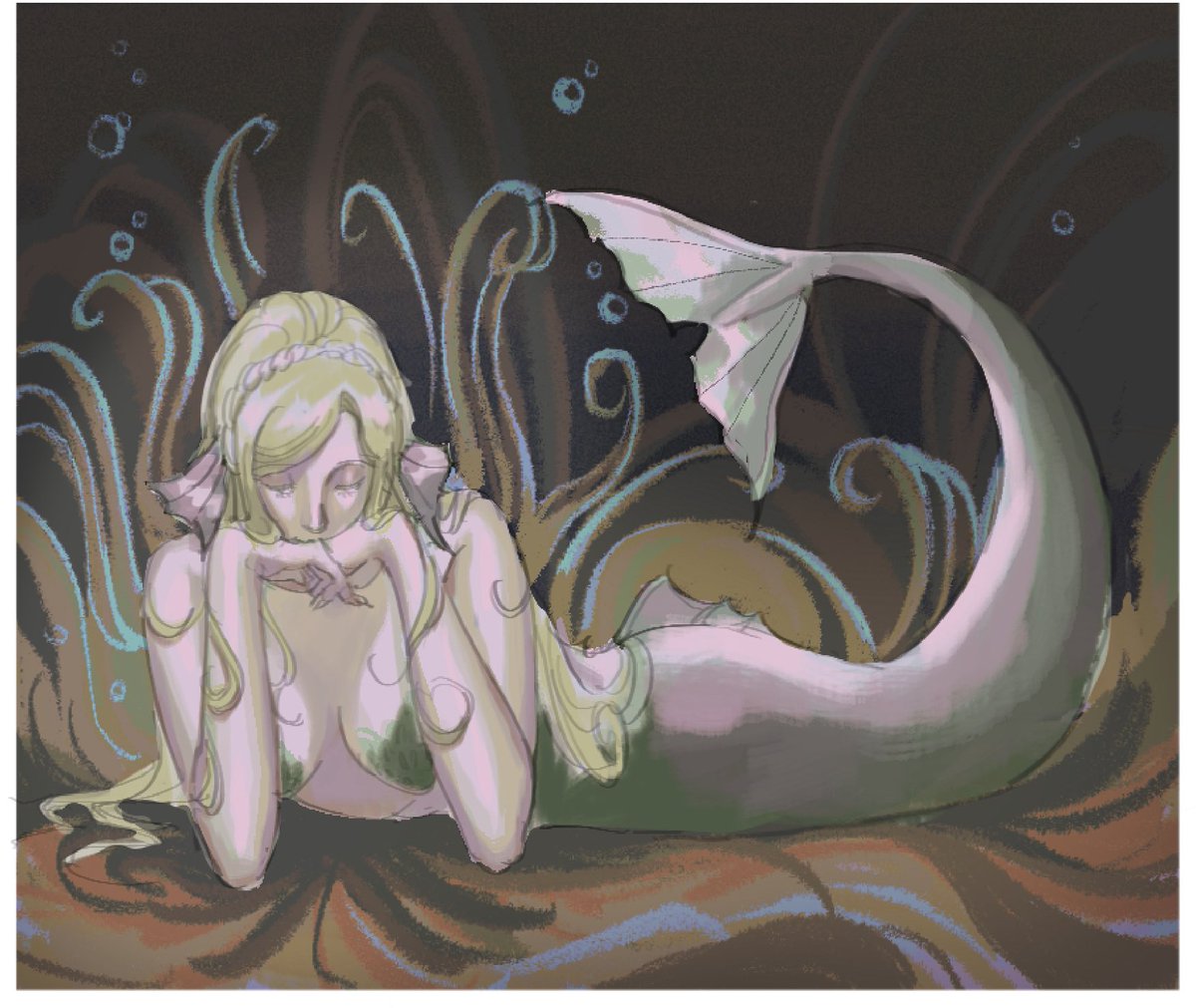 poopfart3939's tweet photo. #danganronpa mermaid yuri https://t.co/E8vETFLyGv