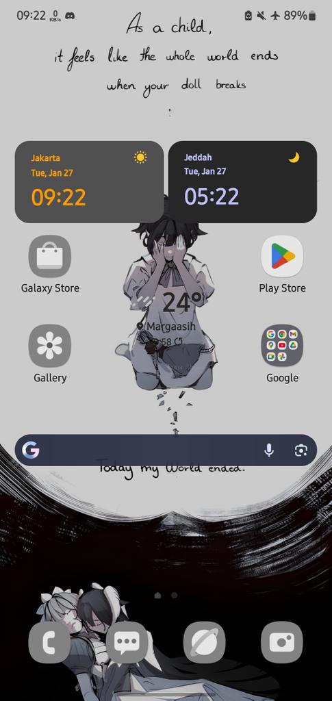 Syafriel_Zein's tweet photo. @lunaalpaccaart I'd try to use as wallpaper phone in home screen, but may need adjusting app &amp; widgets for perfectly fine https://t.co/RZAzMcFZVO