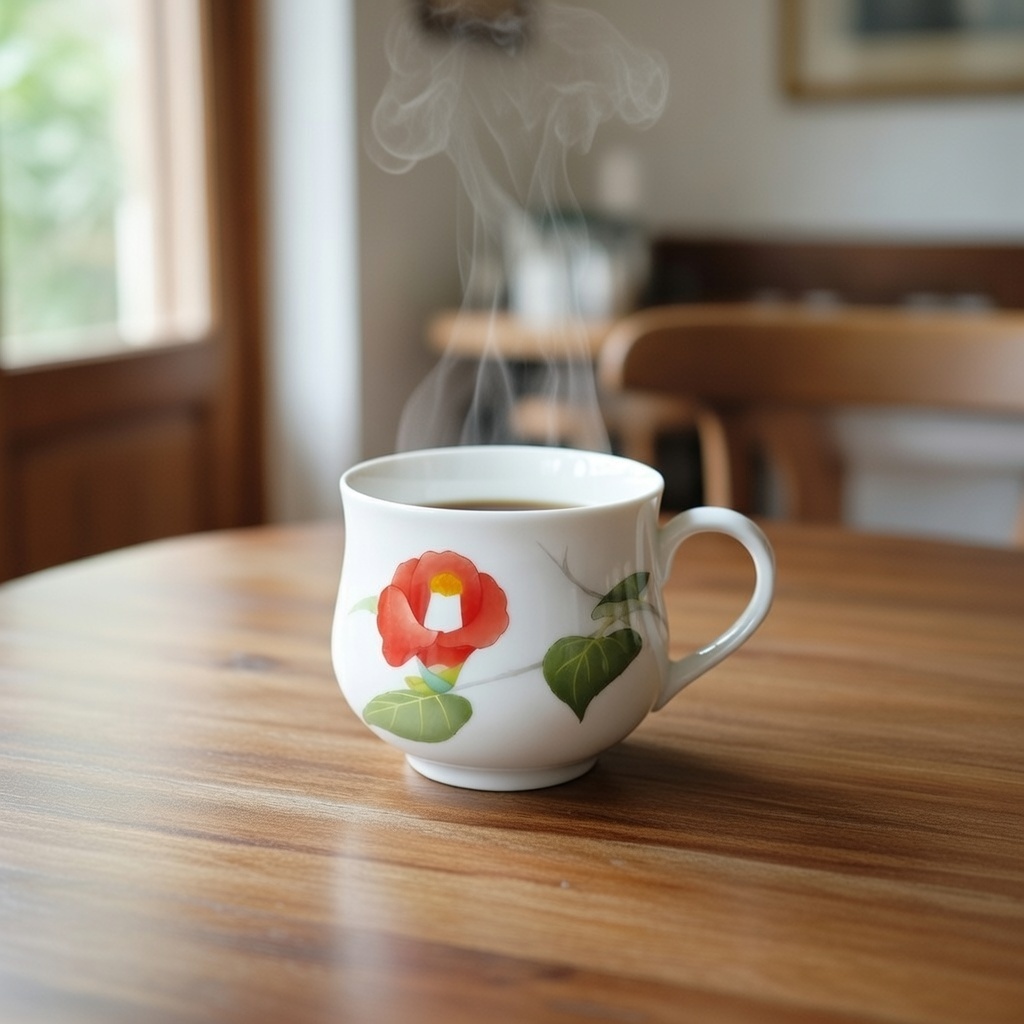 koransha_Co_Ltd's tweet image. 日々と椿・マグカップ
online.koransha.co.jp/cup/mug/380.ht…
カップの前面には、凛と咲く #椿の花
内側には、そっと描かれた椿のつぼみ

丸みのあるしっかりとした形状は手になじみやすく、また電子レンジ対応なので、気負わず使えるのも嬉しいポイントです
ご自分用や贈りものにもピッタリな #マグカップ です