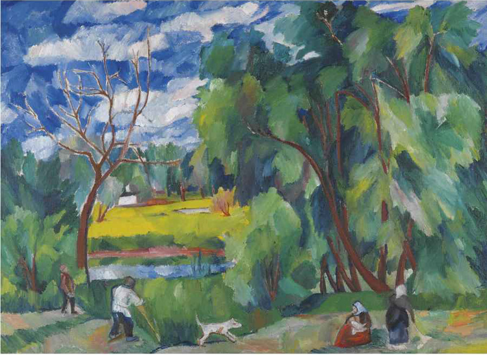 Haymaking #artbots #goncharova