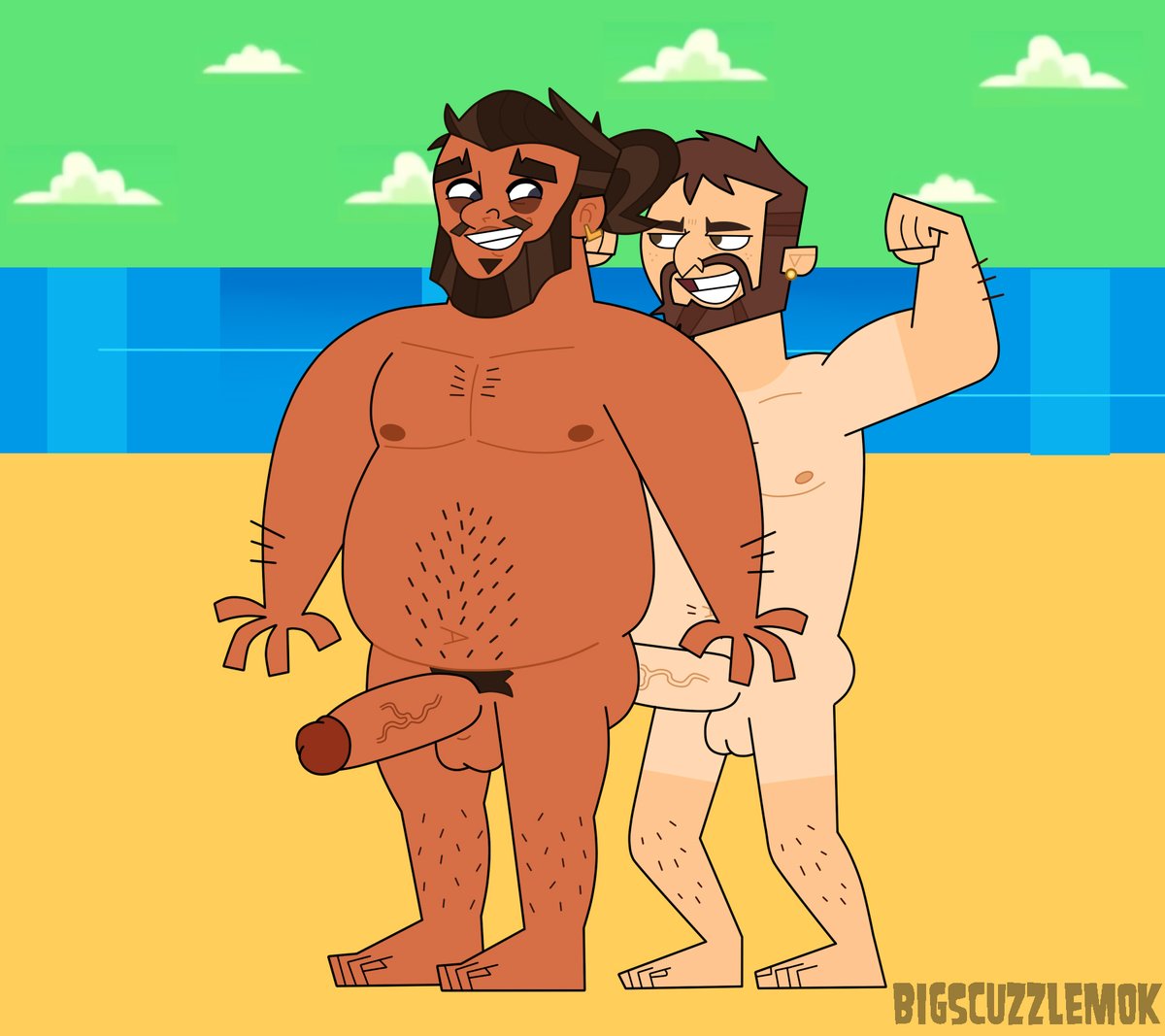 Here are Manu and Ted.
Besides being hot, Manu seems to be a cool guy. I think I'm going to love him.