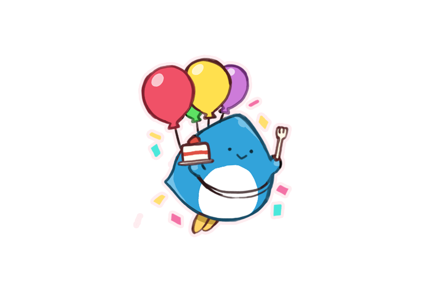「うまれました」|青野ユウ🐧のイラスト
