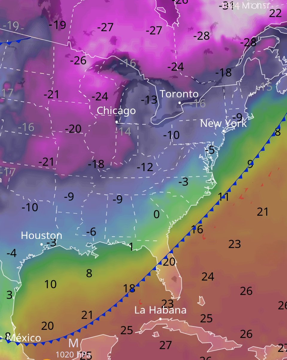 Miamissa +26 astetta lämmintä, muualla kärvistellään pakkasessa.