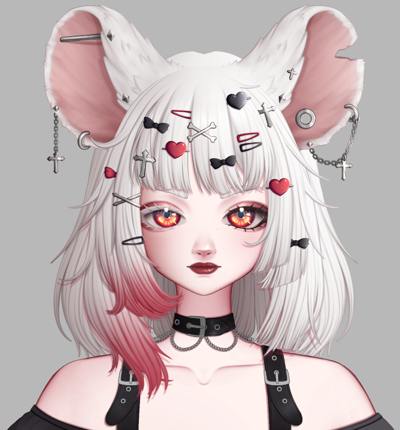 Mooki_TTV's tweet photo. Just the silver details left for this outfit <3

Vtuber: @kirazumii_ 
Art + design by me https://t.co/x7OxoranFw