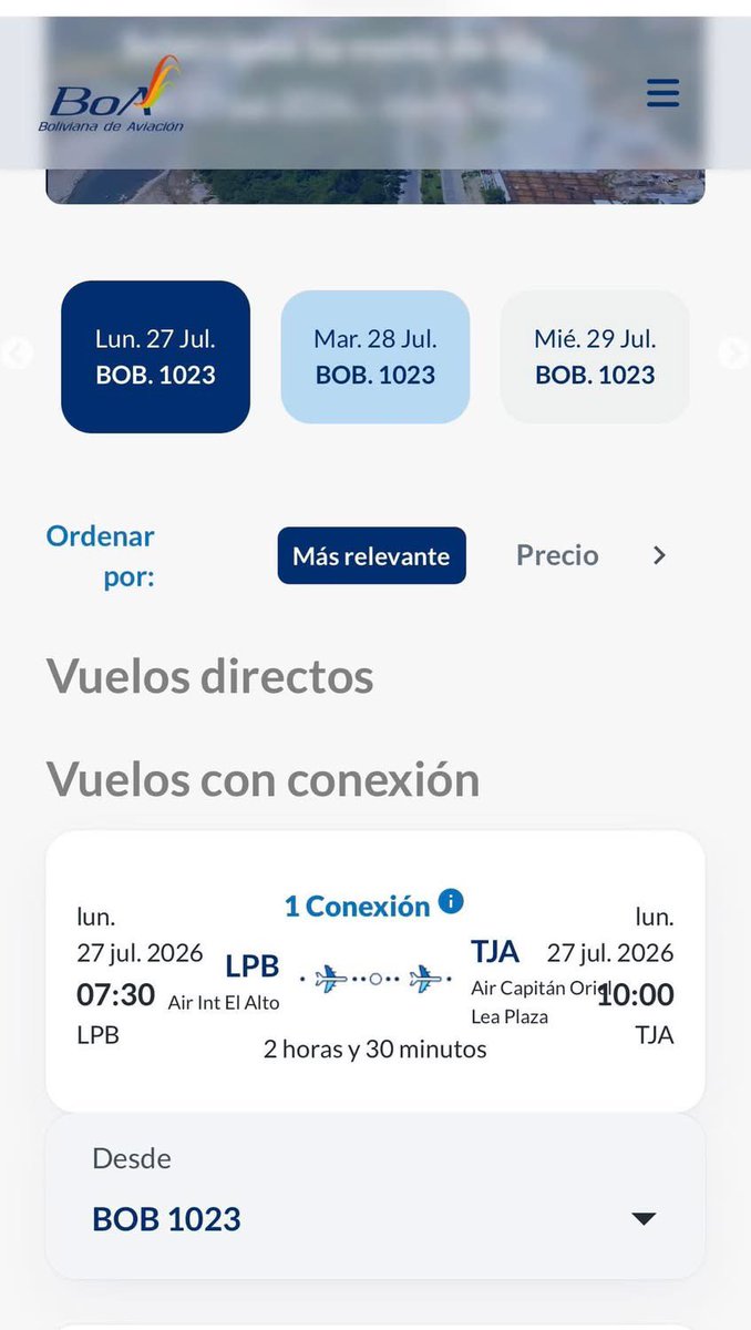 El “gobierno amigo de Tarija” que sube los pasajes aéreos a las nubes literalmente. El que no apoya la conexión aérea en temporada alta cuando más se dinamiza la economía local. Así no va a dar…