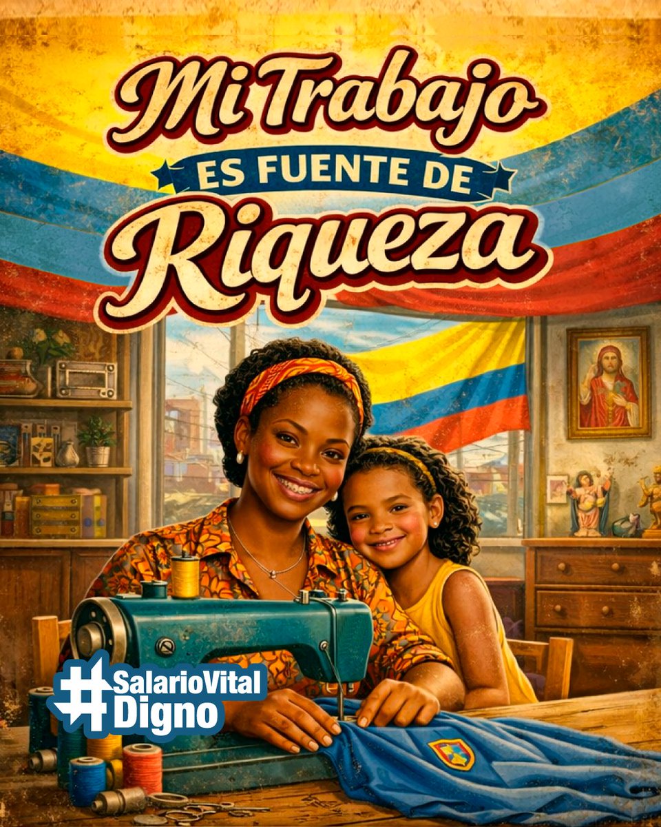 El trabajo es fuente de riqueza y desarrollo para 🇨🇴. Reconocer el #SalarioVitalDigno significa avanzar en el reconocimiento del trabajo de millones de mujeres trabajadoras. Garantizar un ingreso digno a los colombianos representa un paso fundamental hacia la justicia social.