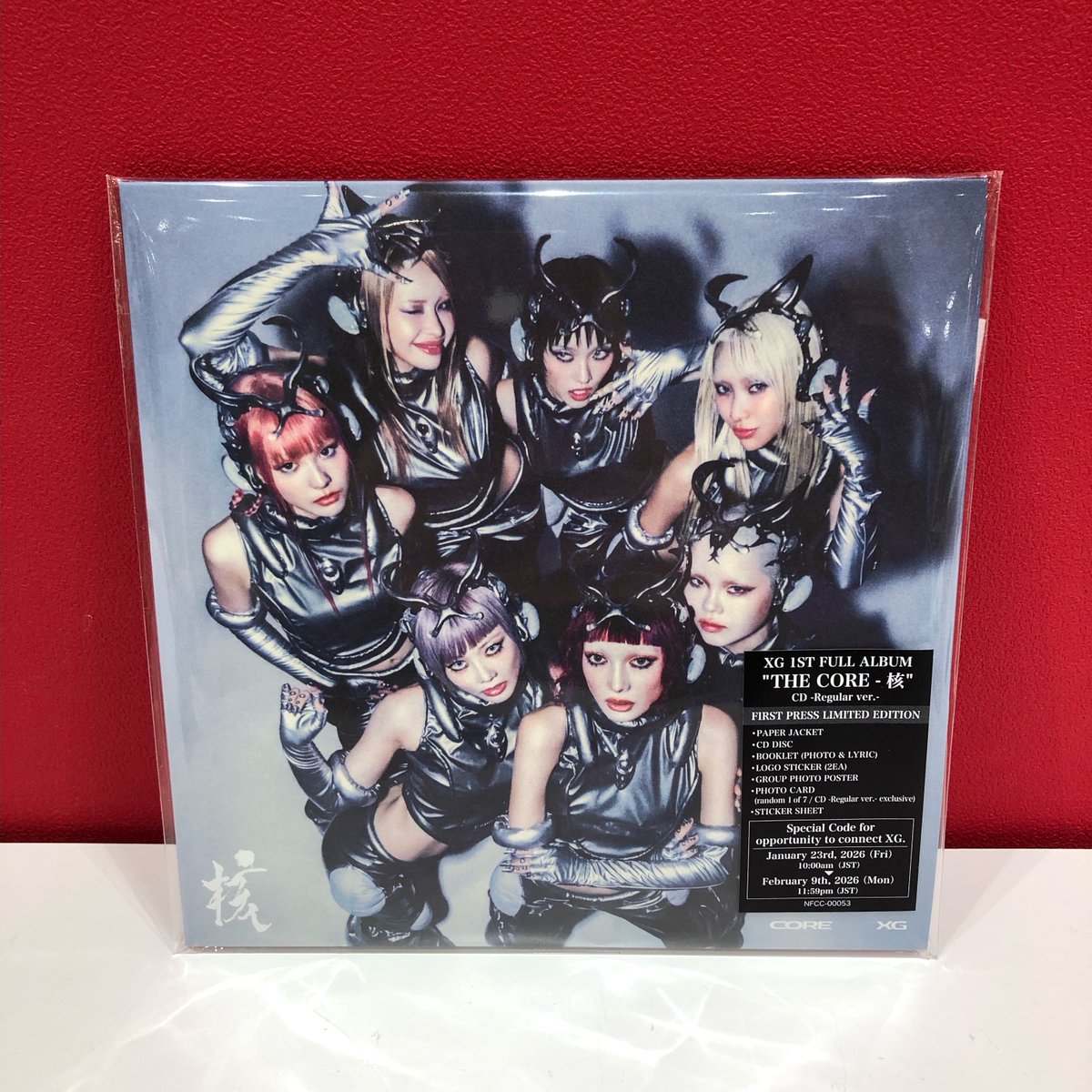 XG 「THE CORE - 核」 ・初回盤/Regular ver.（国内盤） XGの初となる