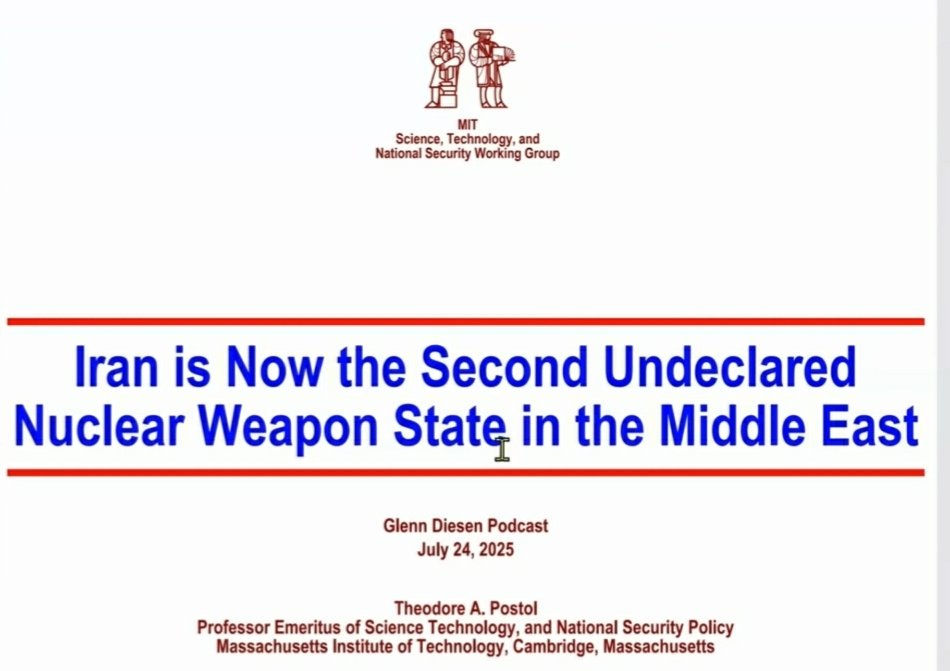A very informative talk by Prof. TED Postol. 

Iran is an undeclared nuclear state (second to Israel). 

That was 6 months ago. Right now whoever is advising Trump cares little for American or Iranian lives.

youtu.be/pkcS3FQfjKI