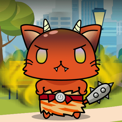 開催中のイベント
「全日本鬼ごっこ奪取」の
レイドボスを紹介するニャ♪

🧡鬼猫丸オレンジ🧡
───
太陽の妖術を操る、鬼の猫。鬼猫丸の一員。太陽を操り、突然空を暗くしてみんなを混乱させる。
───
#駅奪取