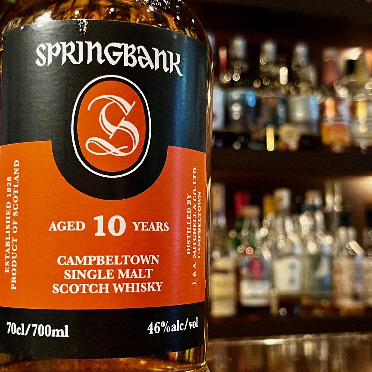 最長寒波長いですね。
風が吹くと寒さ倍増で、
乾燥もして風邪流行ってるので
皆さん手洗いうがいで予防して元気にウイスキー飲みましょう！

「スプリングバンク10年」

数ヶ月ぶりの再入荷です！
またすぐなくなっちゃうので皆さんゆっくり飲んでください！