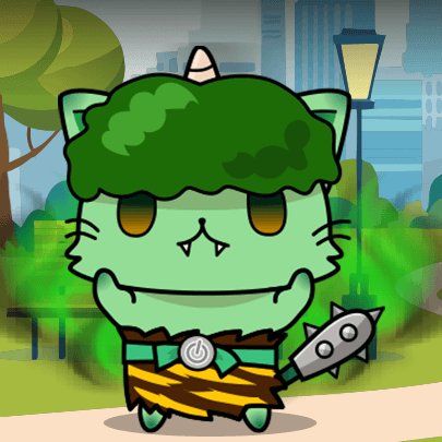 開催中のイベント
「全日本鬼ごっこ奪取」の
レイドボスを紹介するニャ♪

💚鬼猫丸グリーン💚
───
森の妖術を操る、鬼の猫。鬼猫丸の一員。森を操り、玄関前に木の葉をまき散らしてくる。
───
#駅奪取