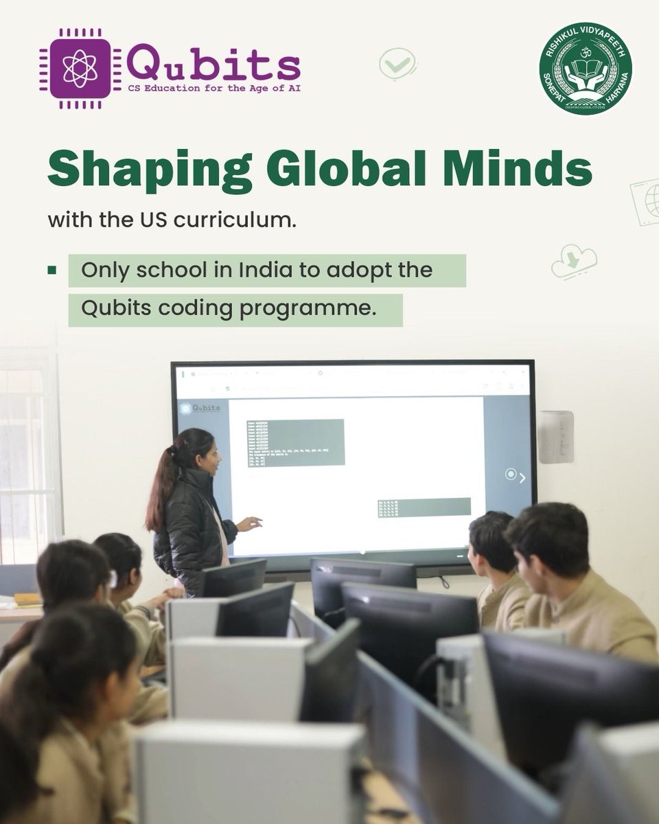 rishikulvp's tweet photo. Code, create, innovate! 🚀
coding for all age groups 
Aligned with the US curriculum and taught in Qubits, we’re making coding accessible and fun for everyone!
#CodingForAll #USCurriculum #Qubits #FutureReady https://t.co/Pta0VCzy5y