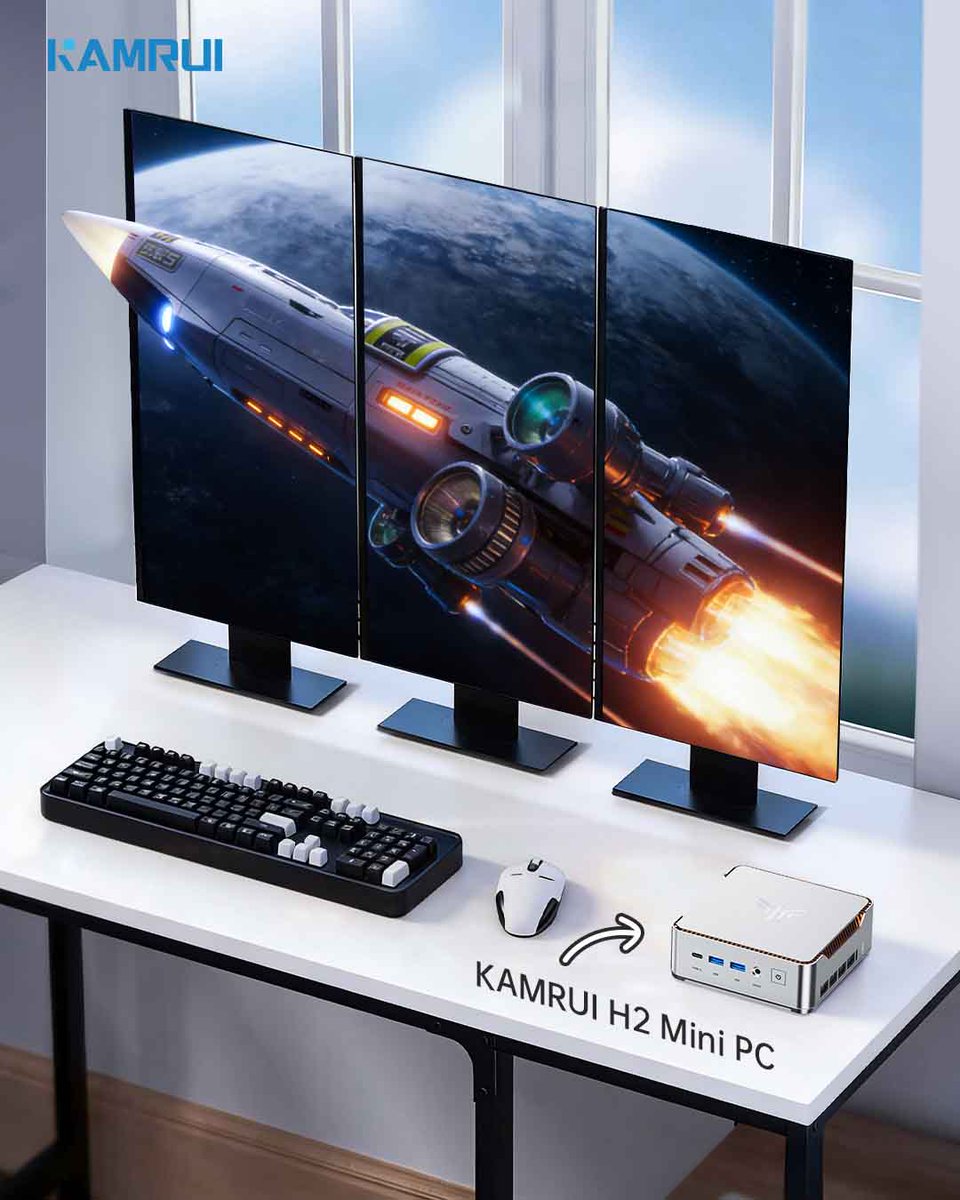 kamrui_minipc's tweet photo. Light up every frame with the KAMRUI H2 Mini PC! π¬
Equipped with the Intel Core i5-14450HX processor and 4K UHD graphics, it's designed to transform your small corner into an immersive viewing space. β¨
Learn more π https://t.co/NDKdOenbiE
#kamruipc #kamruiminipc #computer https://t.co/Xwu3Tdd957