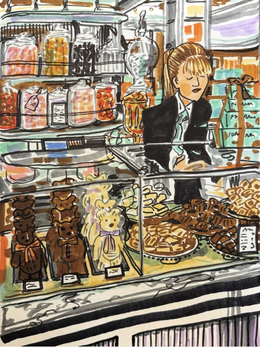 PaintingsLondon's tweet image. 'Fortnum &amp;amp; Mason' (2026) by Rachel Harris
instagram.com/rachelh_illust…