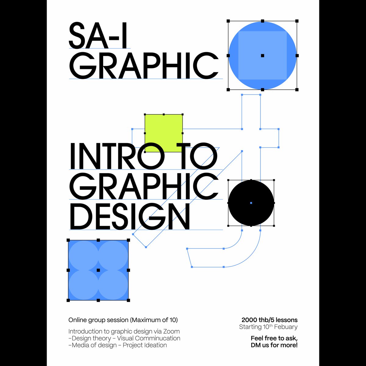 sai_grafik's tweet photo. เปิดรับสมัครแล้ว! 

คอร์สติวกราฟิก/ทำพอร์ตสำหรับน้อง ๆ #dek70 โดยจะแบ่งเป็นสองคอร์สก็คือ Portfolio ซึ่งจะเป็นการติวออนไซต์กลุ่มเล็ก และ คอร์ส Basic ซึ่งเรียนผ่าน Zoom คับ

สามารถสมัครทั้ง 2 คอร์สได้ผ่านลิงค์บนไบโอเลยย แล้วเจอกัน🤓

#เรขศิลป์จุฬา #คอมดีจุฬา #commde #ออกแบบสื่อสาร https://t.co/5MEuLT15tr