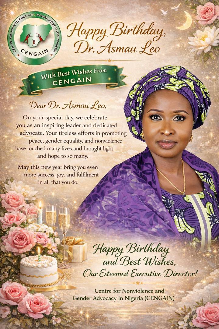 Happy birthday to our Executive Director  
<a href="/asmaubenzies/">Amb. Asmau Benzies - Leo</a>
