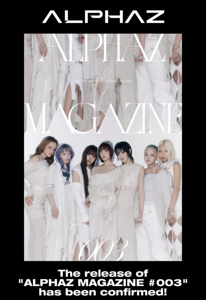 alphaz magazine 002 1冊　マガジン　アルファズ　XG alphaz magazine 002 1冊 マガジン アルファズ XG ALPHAZ magazine xg