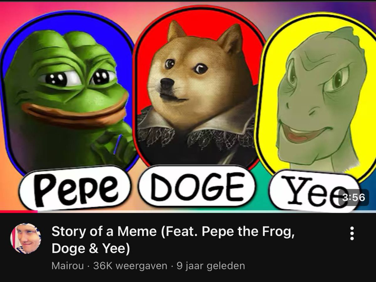 Real ones know this already 👀

$YEE &amp; $PEPE had content together way before either of them ever touched the chain. That history is deep.

And if you’ve been around Pepe long enough, you already know <a href="/Peyoteone/">Peyote</a> is a legend. His art will be a huge part of the Pepe culture for a