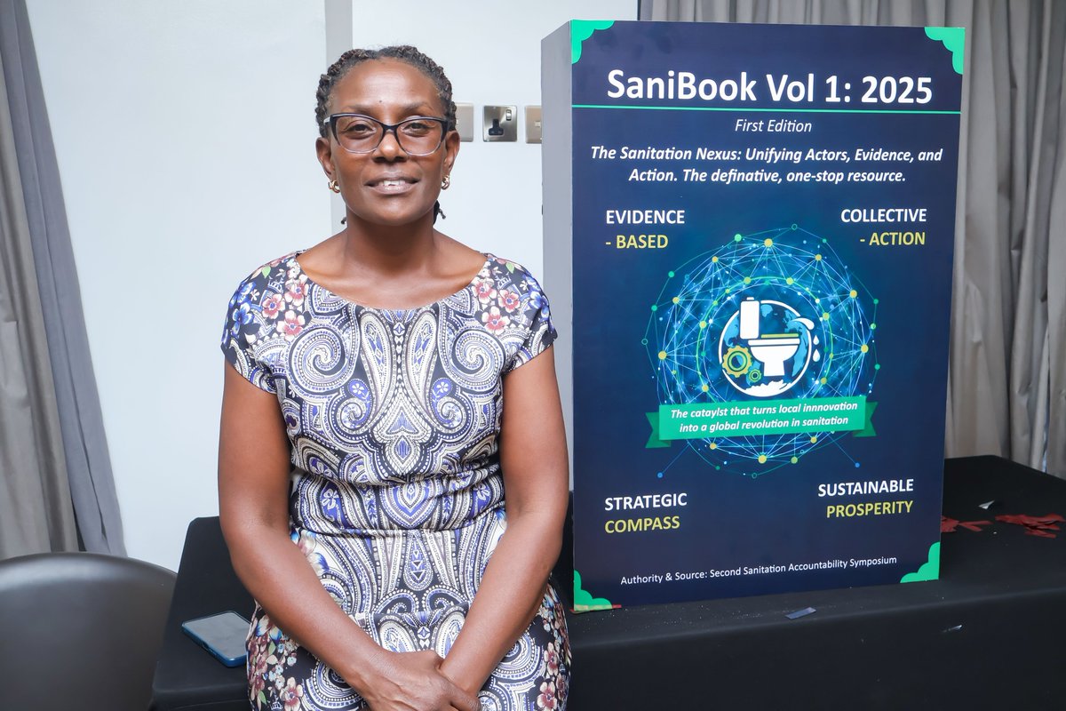 KEWASNET's tweet photo. Data is the fuel that sustains passion in the WASH sector.  KEWASNET joined Elizabeth Mwangi and @WaSHVoice for the launch of SaniBook, a landmark tool designed to map the sanitation value chain, reduce project uncertainty, and bridge the 36% access gap with evidence. https://t.co/wxEBz85EFD