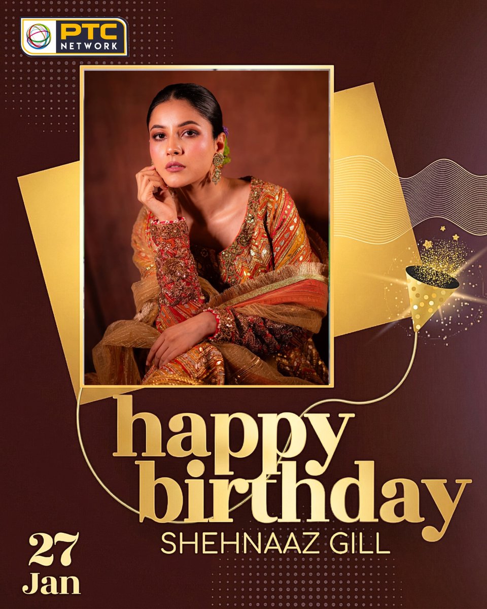 PTC_Network's tweet photo. PTC Network wishes a very Happy Birthday to Shehnaaz Gill.

#happybirthdayshehnaazgill #birthdaywishes #happybirthday #shehnaazgill #punjabicelebrity #PTCPunjabi @ishehnaaz_gill https://t.co/108NNQLb8A
