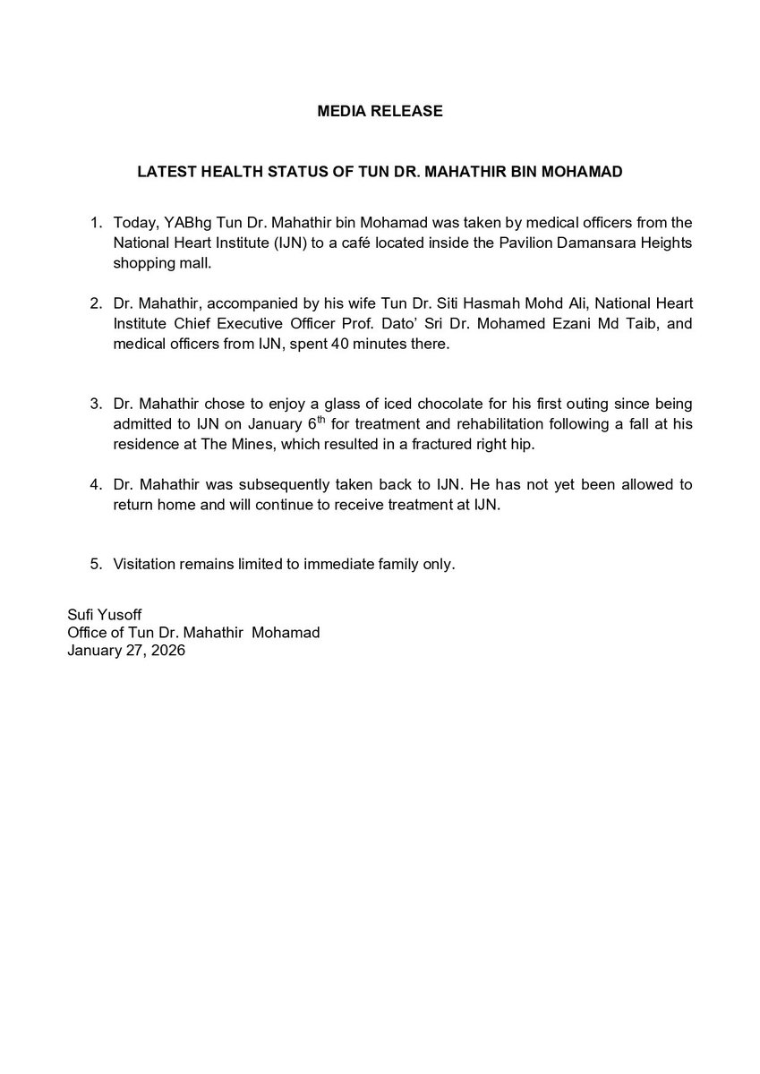 Dr Mahathir Mohamad tweet media