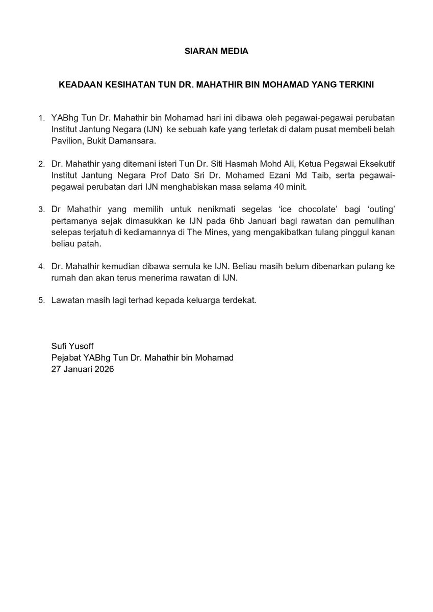 Dr Mahathir Mohamad tweet media